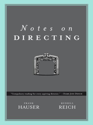 cover image of Notes on Directing